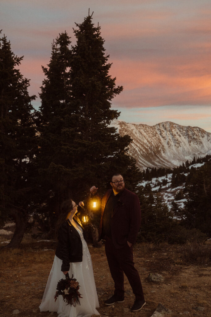 Intimate Wedding At Frisco Lake Colorado Elopement Photographer