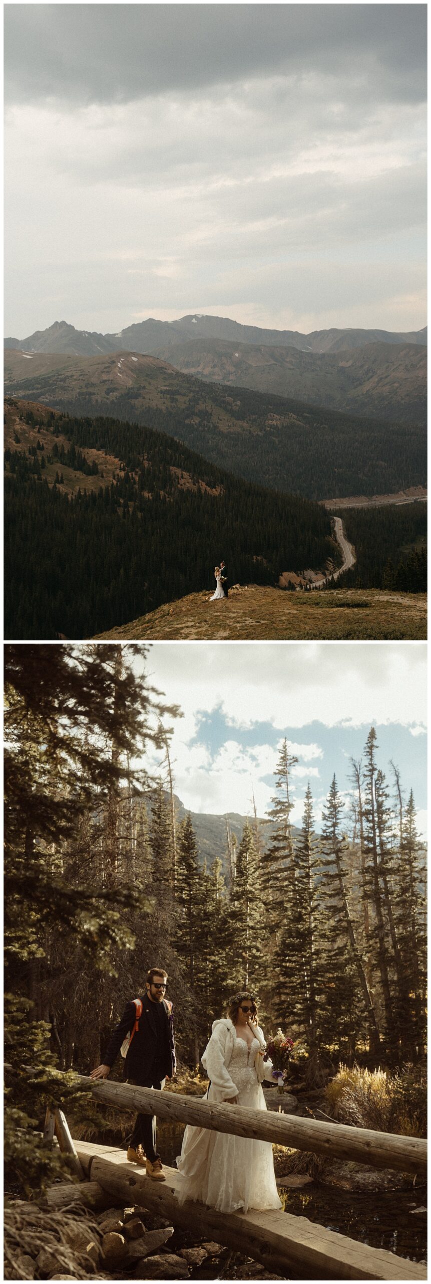 For these couples, hiking in Colorado was part of their elopement.