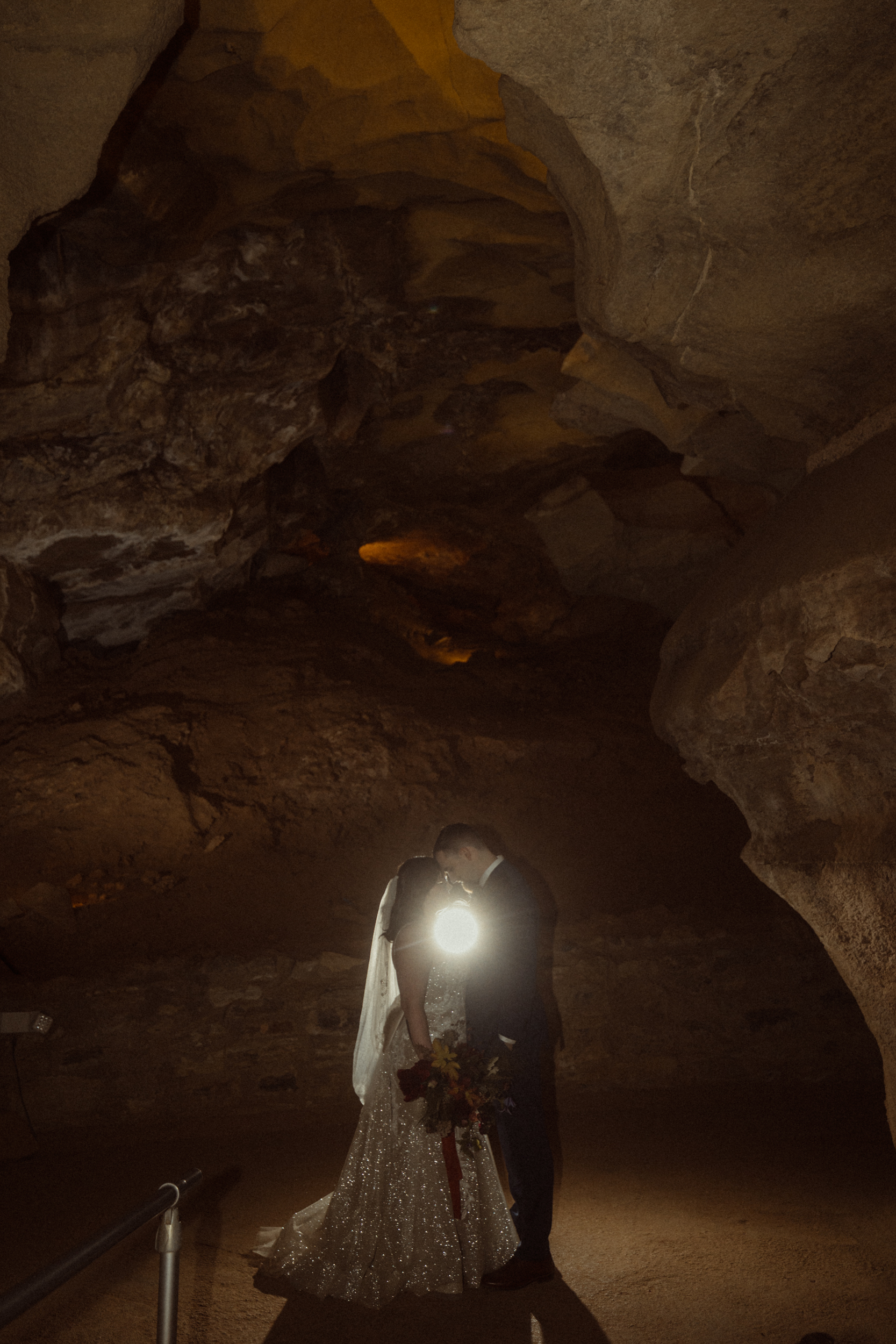 Cave of the Winds is one of the more unique elopement locations in Colorado.