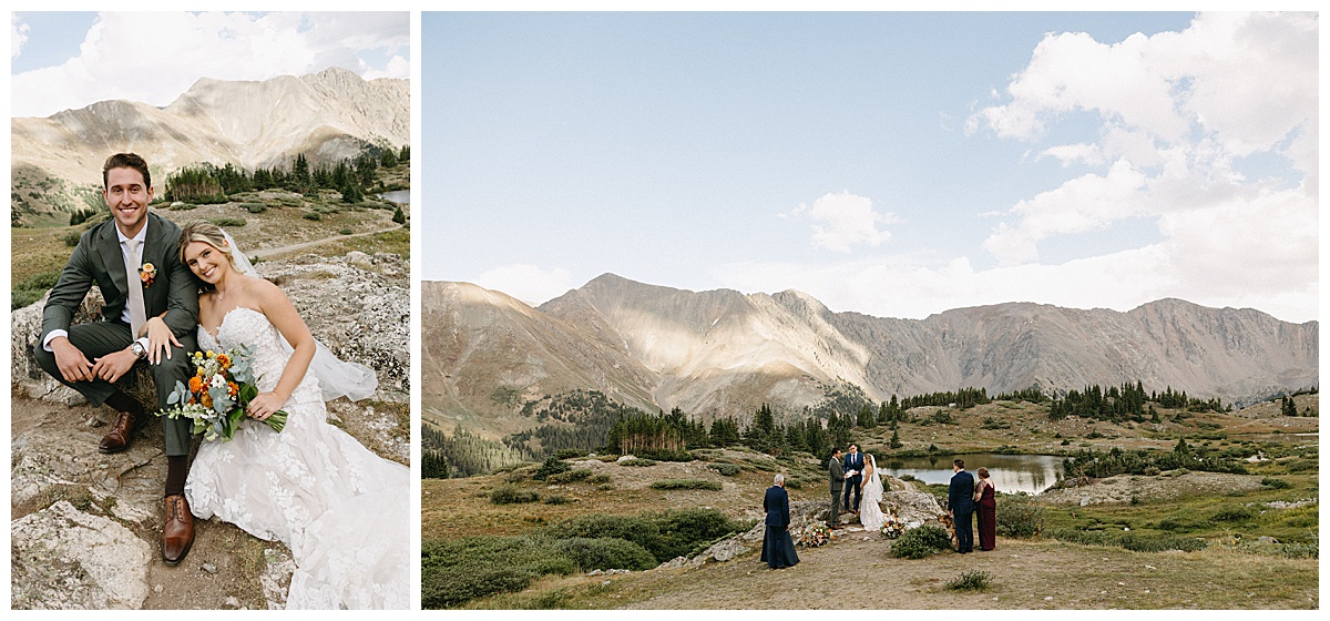 Loveland Pass is one of the best places to elope in Colorado because it's accessible and has stunning views.
