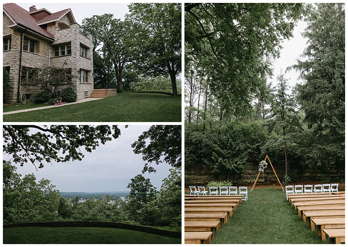 The Hilltop House wedding venue has stunning views.