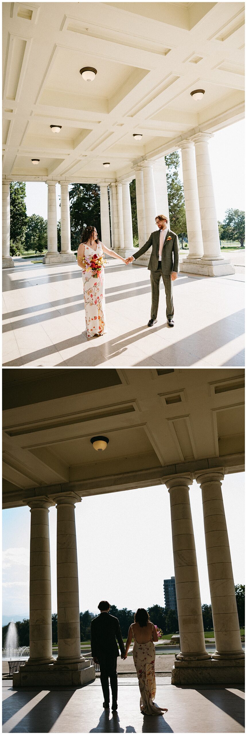 You can have a Cheesman Park wedding at the pavilion for a classy vibe.