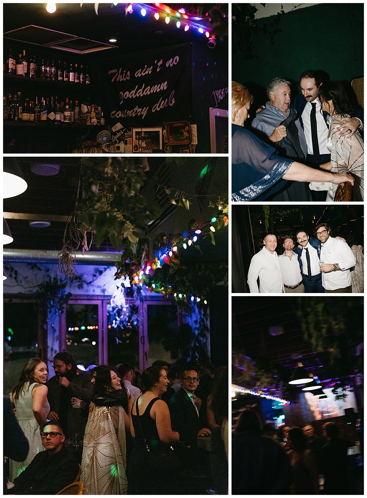 After party at Yacht Club, a popular Denver wedding event space for late night celebrations